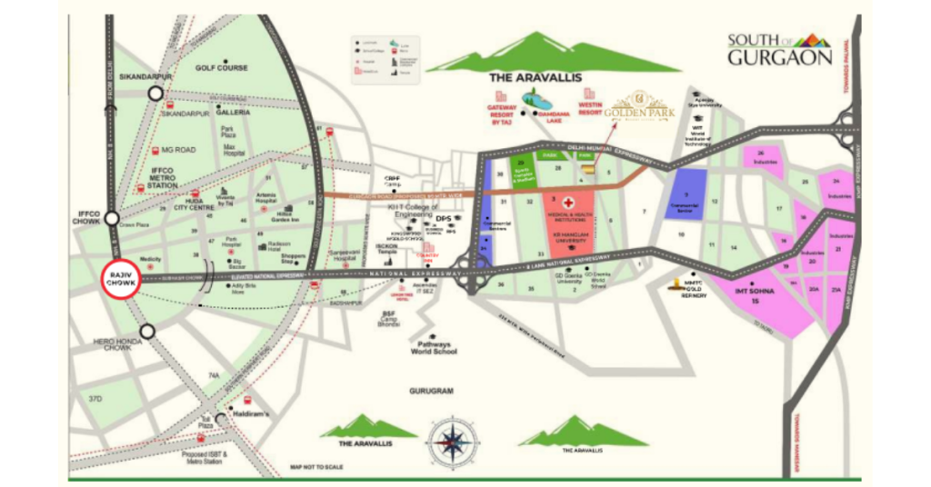 Golden park Location Map