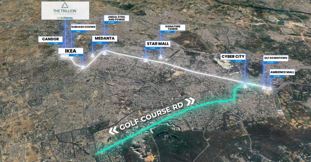 Experion The Trillion Location Map